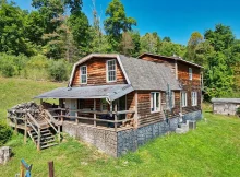 Charming Log Home on 10.16 Acres of Serene Privacy