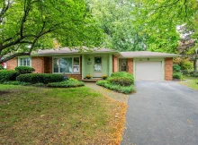 Charming All-Brick 3-Bedroom Ranch with Mid-Century Modern Flair