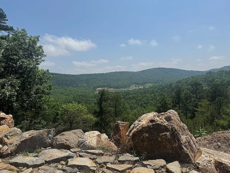 Mountain-Top Shop with Studio Apartment & Lake Views – 3 Acres in Hot Springs, AR