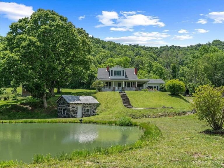 Over 4 acres in the NC mountains. Organic farm to table gardens