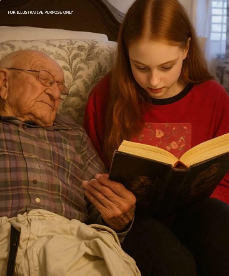 While reading to her blind grandfather, a young girl came across a sealed letter that had been tucked away between the pages of a book for six decades.