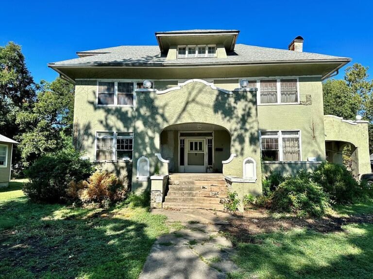 Deal of the Day! Love that big front hall! Circa 1917 in Kansas.