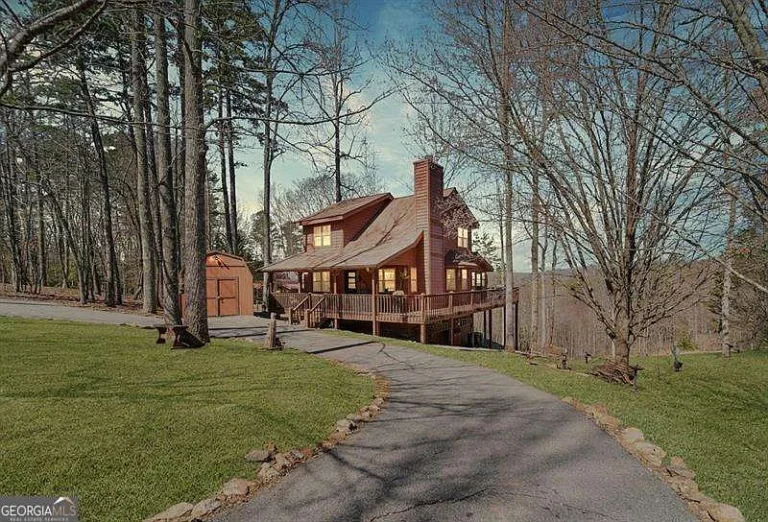 Fully Furnished Mountain Cabin with Panoramic Views & Income Potential – Near Lake Nottely!