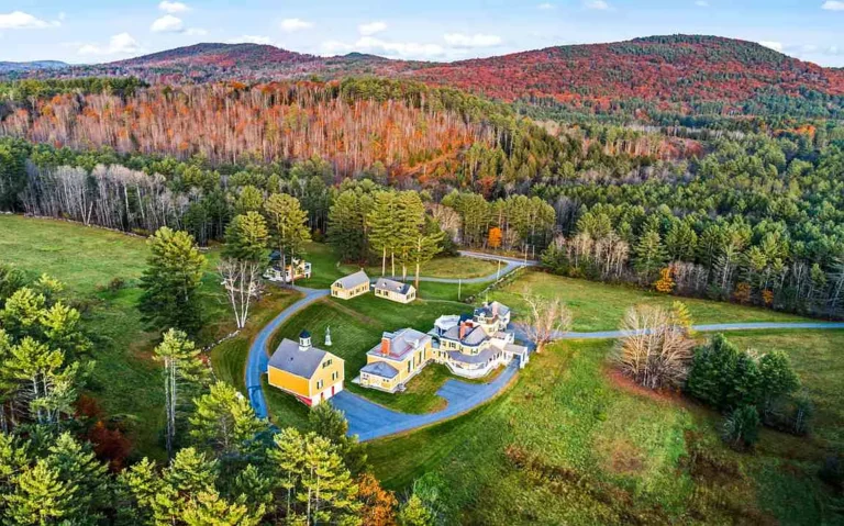 Set on over 100 acres of protective field and forest land is one of New Hampshire’s most elegant and historic estates, now being sold fully furnished and equipped with an array of art and antiques.