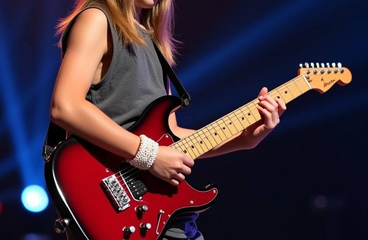 11-Year-Old Guitar Phenom Rocks the Talent Show Stage With Fierce Solo
