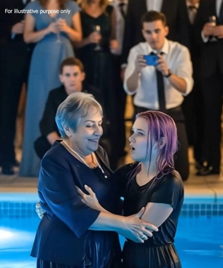 She was the only one who helped the elderly woman who had fallen into the pool. “You’ve just changed your destiny,” the old woman said.