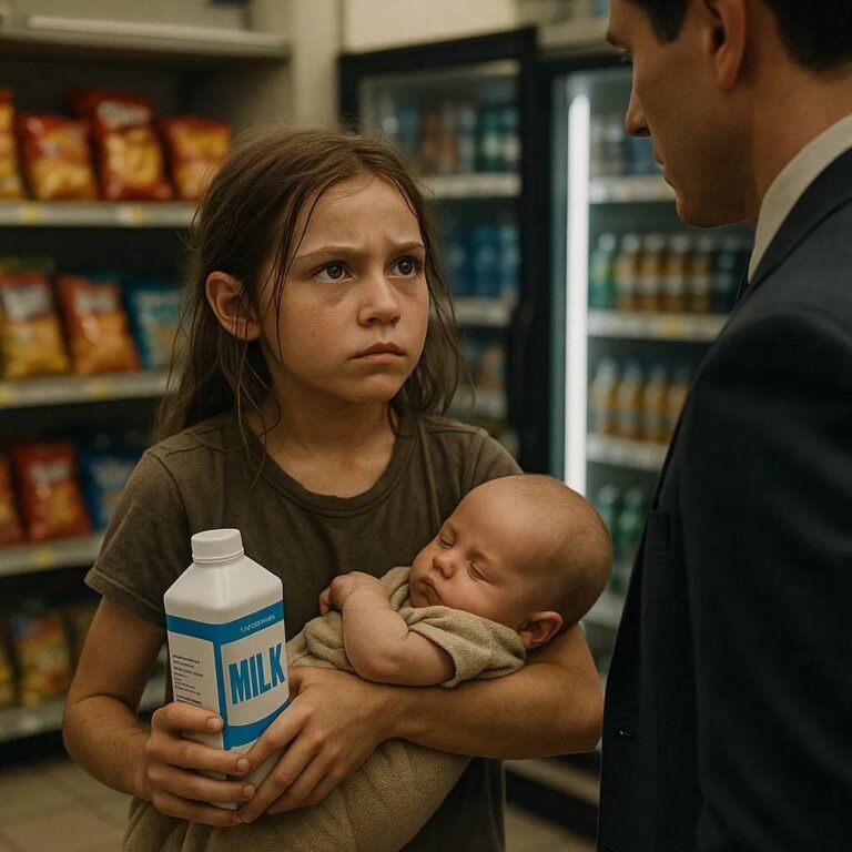 A Little Girl Held Her Baby Brother and Asked for Milk — What the Billionaire Did Changed Their Lives Forever