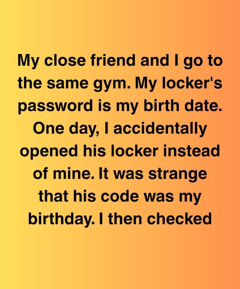 My Friend’s Locker Had My Birthday Code—And Something He Was Hiding From Me