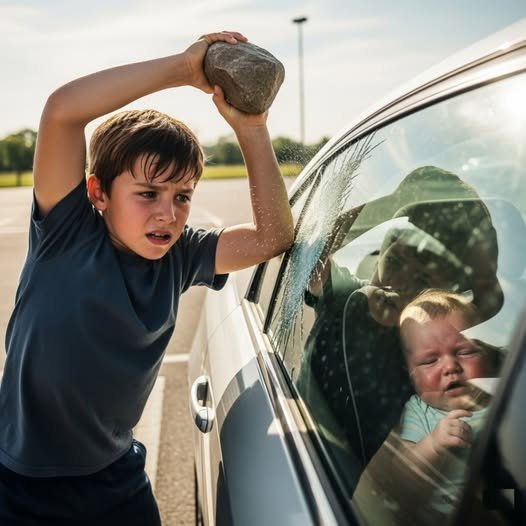 An eight-year-old boy saved a child from a locked car, causing him to be late for class and get scolded – but soon something unexpected happened