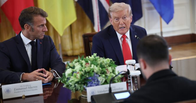 Hot mic catches Trump’s comment about Putin during Zelenskyy meeting