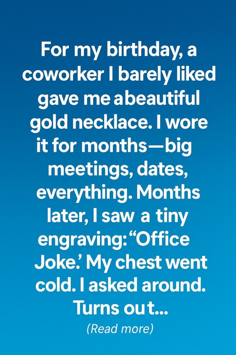 The Birthday Present That Changed How I Saw My Coworkers