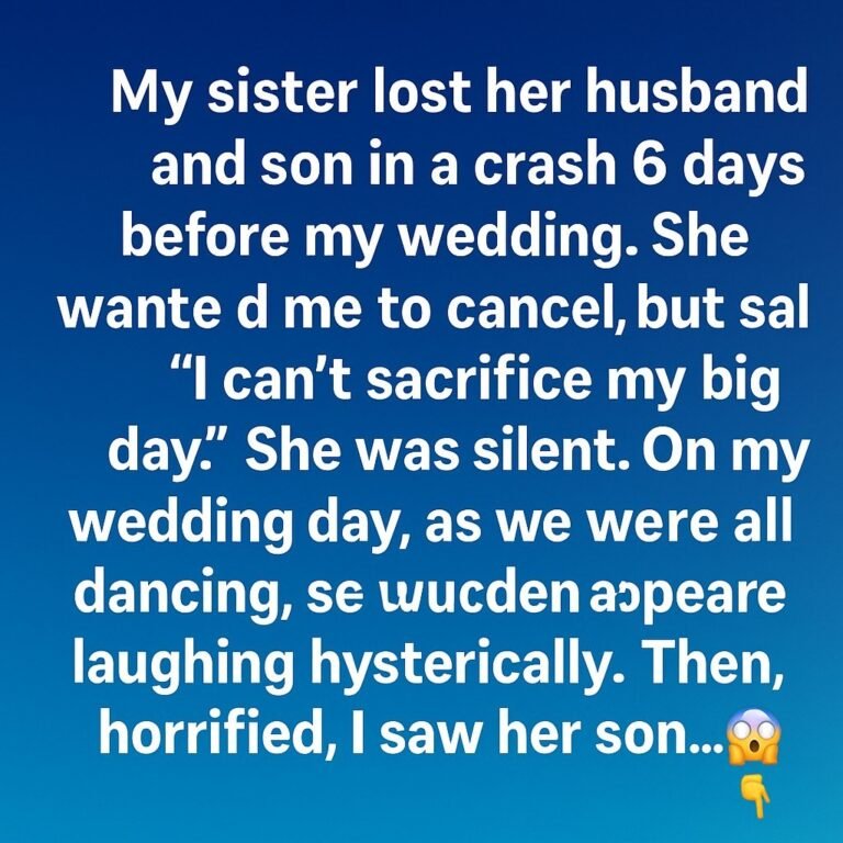 When My Sister Appeared Laughing, I Finally Understood Her Pain