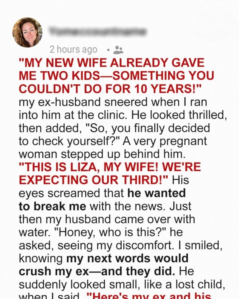 He Mocked Me for Being Childless — My Response Left Him Speechless