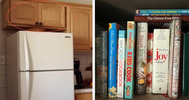 Here’s what the cupboards above your fridge are for