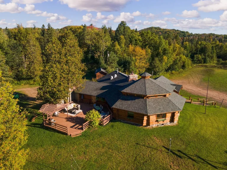 A One-of-a-Kind Log Estate with Endless Potential: E5964 State Highway 2, Ironwood, MI 49938