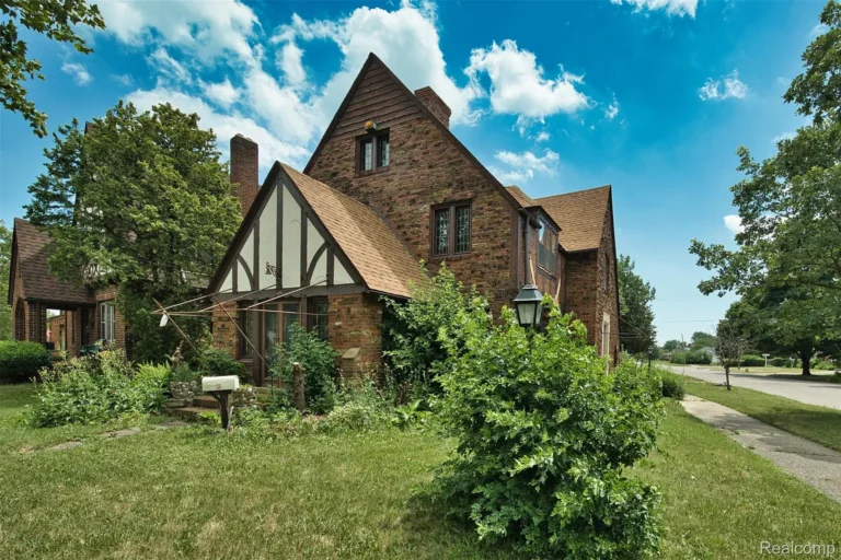 Timeless Tudor Elegance in Detroit’s Vibrant West Side