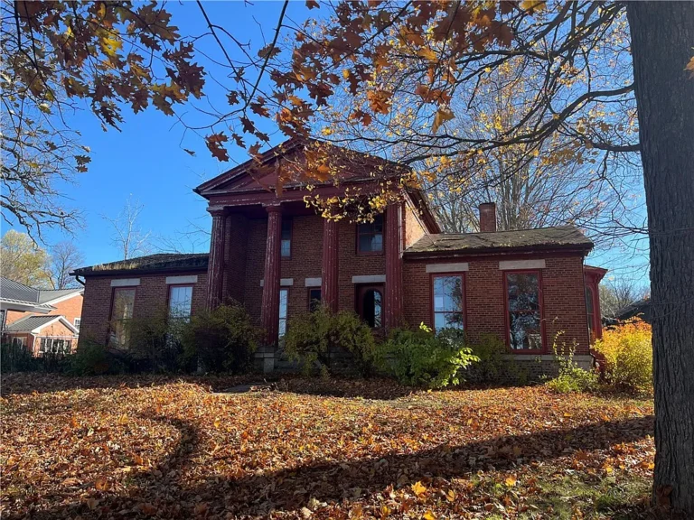 Historic Greek Revival Estate on 6.8 Acres – A Rare Restoration Opportunity in Pavilion, NY – $139,900