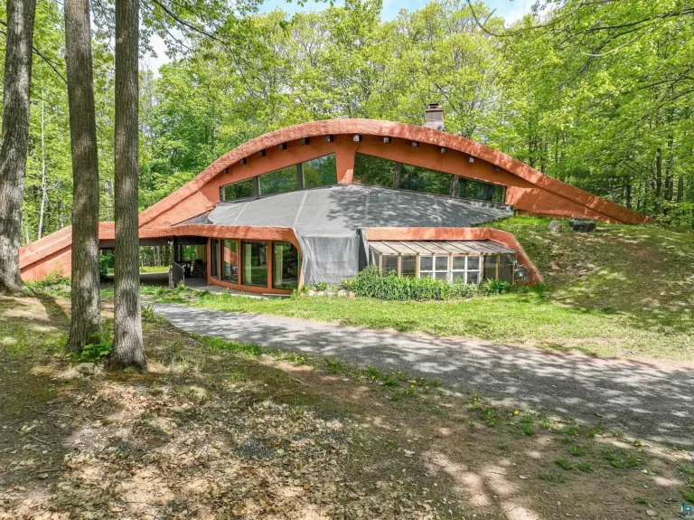 A One-of-a-Kind Luxury Earth Home Offering Privacy, Sustainability, and Timeless Design in Maple, Wisconsin – $480,000