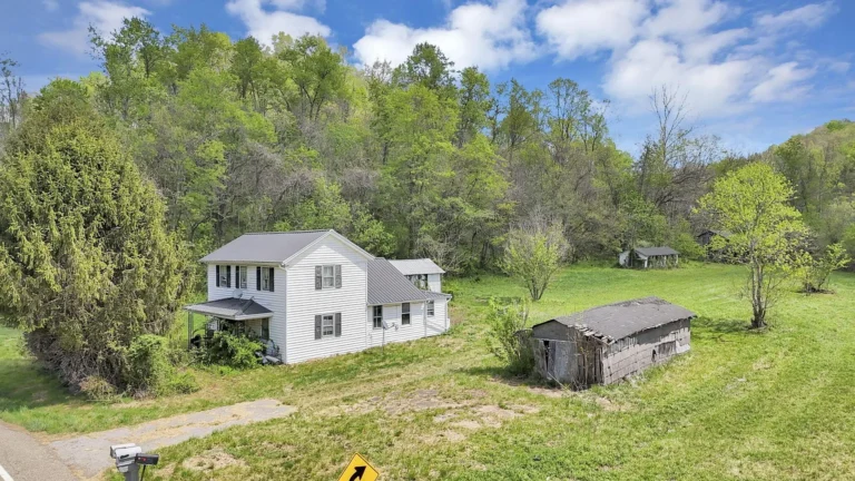 Affordable 14-Acre Ohio Farmhouse with Hunting Land Offers Endless Potential for Renovation – $99,900