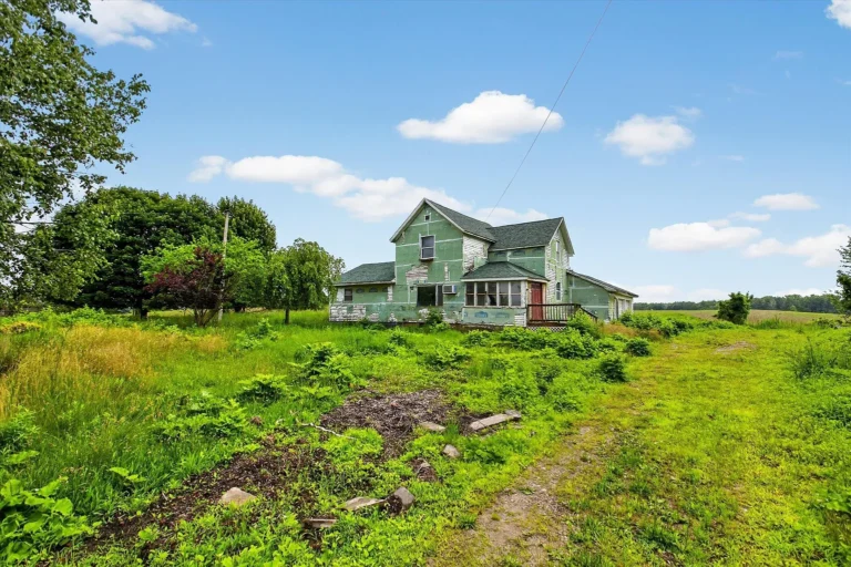 Restore and Reimagine: Affordable 4-Bedroom Farmhouse on 7.8 Acres with Endless Potential in Ubly, Michigan – $69,900